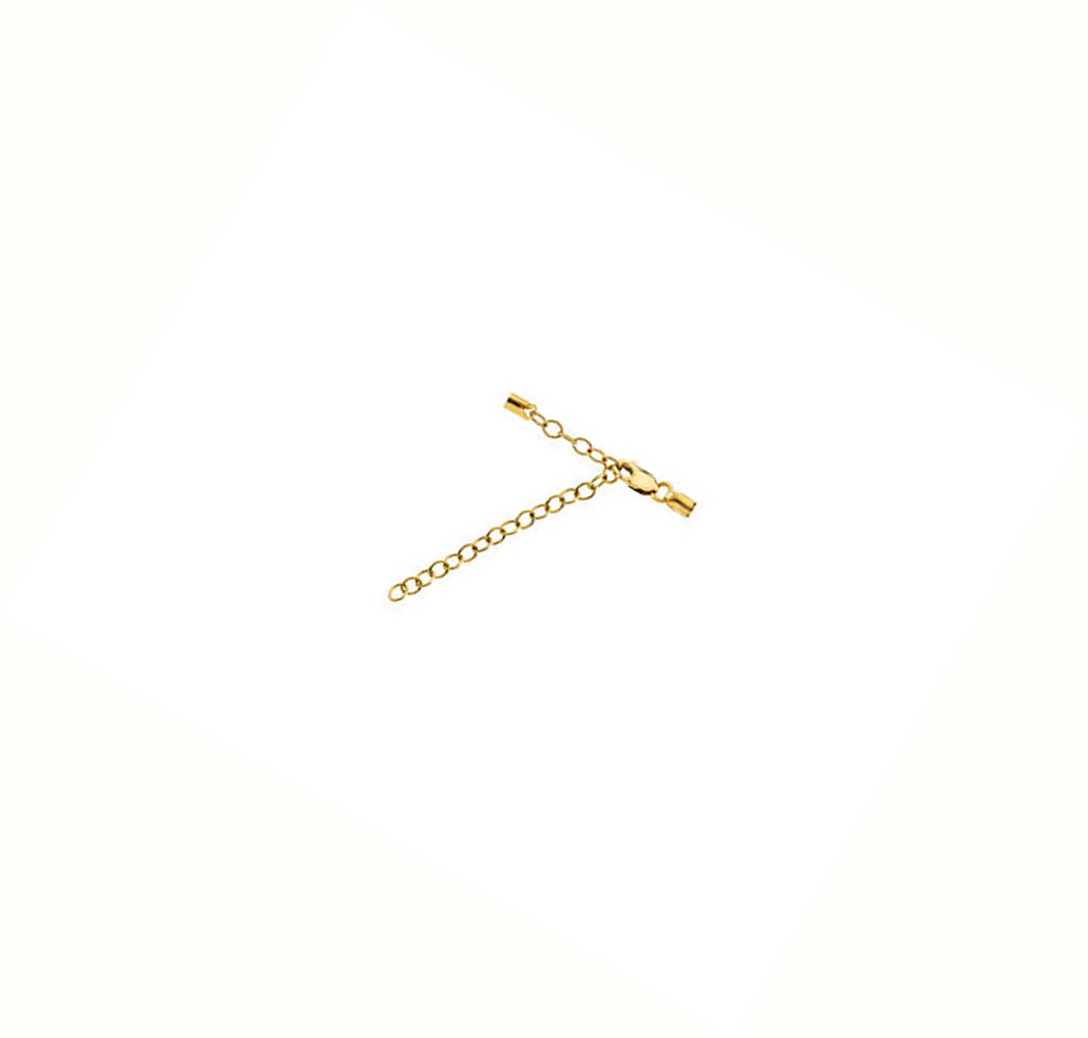 14k Yellow Gold 1.5mm Lobster Clasp with Round End Caps and Chain Extender,_23694_1000MP