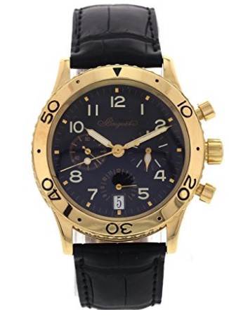 Breguet Transatlantique Swiss-Automatic Black Mens Watch 3820.