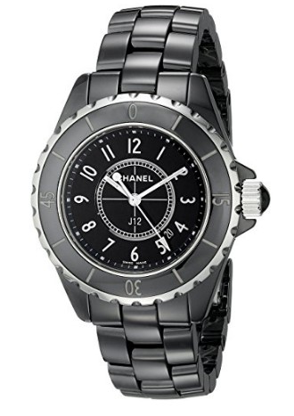 CHANEL Women's J12 Ceramic & Stainless Steel Watch, Black.