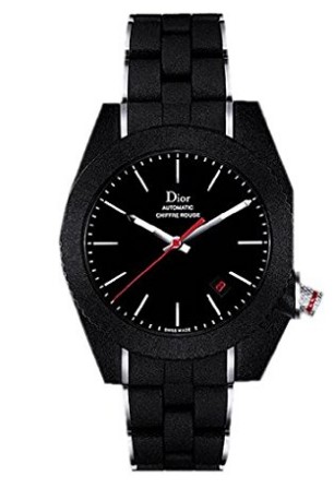 Christian Dior Chiffre Rouge Black Automatic Mens Watch.