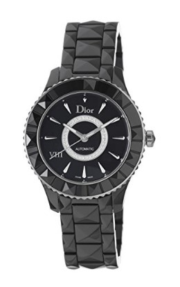 Christian Dior Women's CD1245E0C002 Black VIII Black Diamond Dial Automatic Watch.