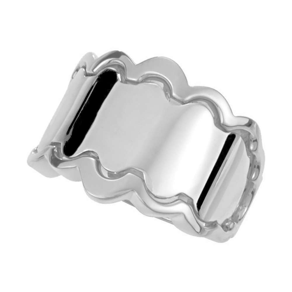 Fashion Remount Freeform Ring, 16mm Rhodium-Plated 14k White Gold