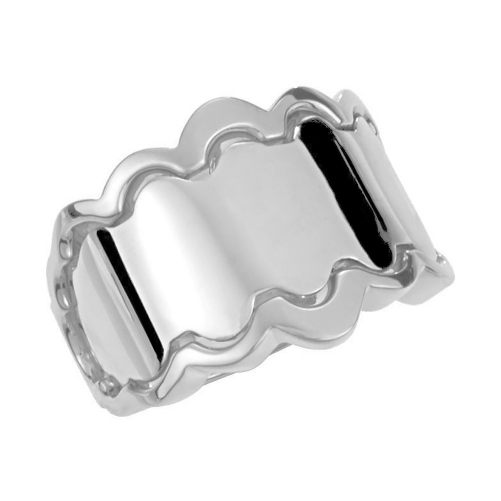 Fashion Remount Freeform Ring, 16mm Rhodium-Plated 14k White Gold