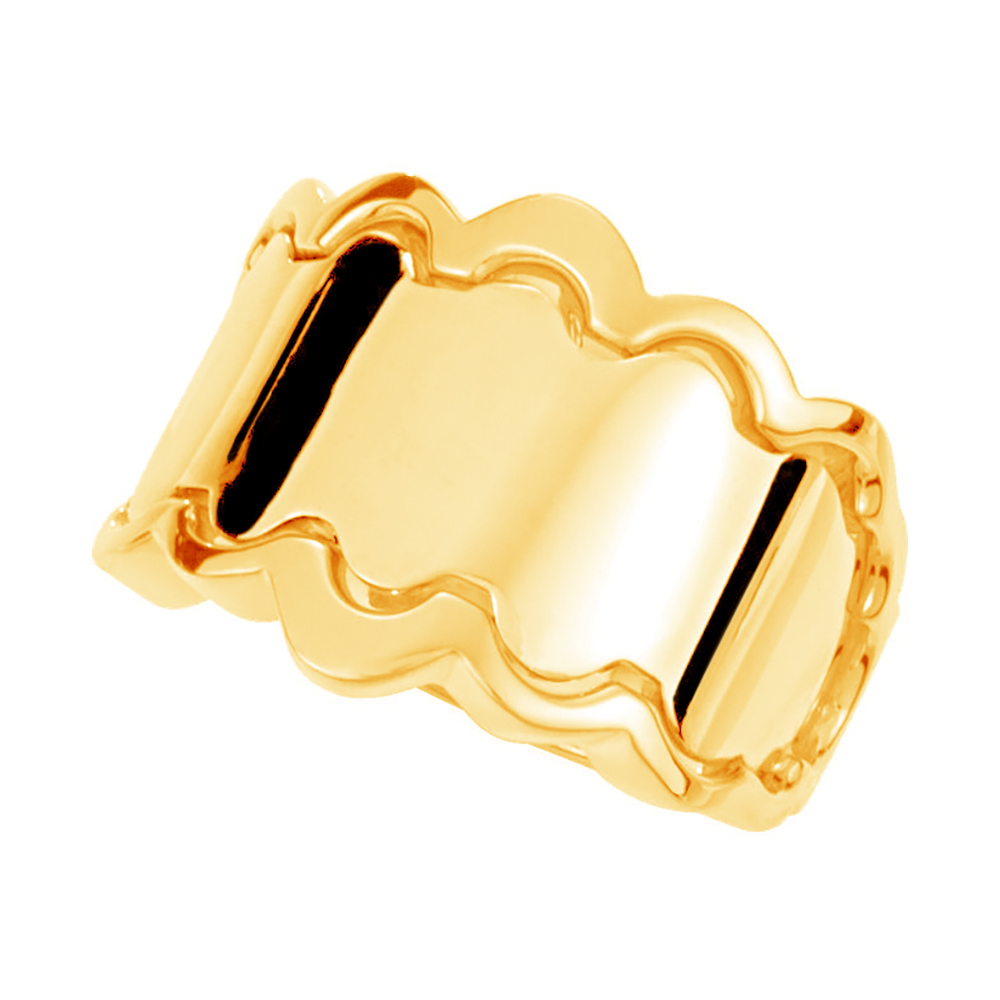 Fashion Remount Freeform Ring, 16mm 14k Yellow Gold