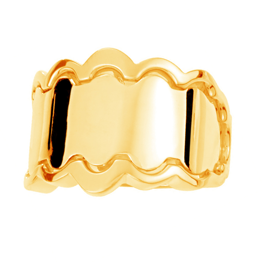 Fashion Remount Freeform Ring, 16mm 14k Yellow Gold