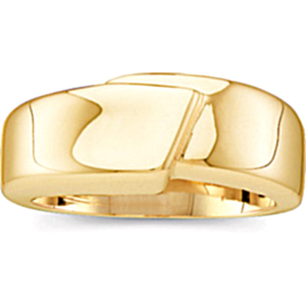 Fashion Ring, 7mm 14K Yellow Gold 