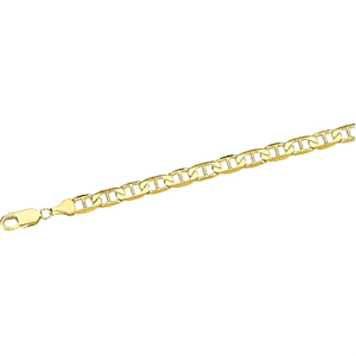 Anchor Bracelet, 14k Yellow Gold, 8.5" (6 MM). 