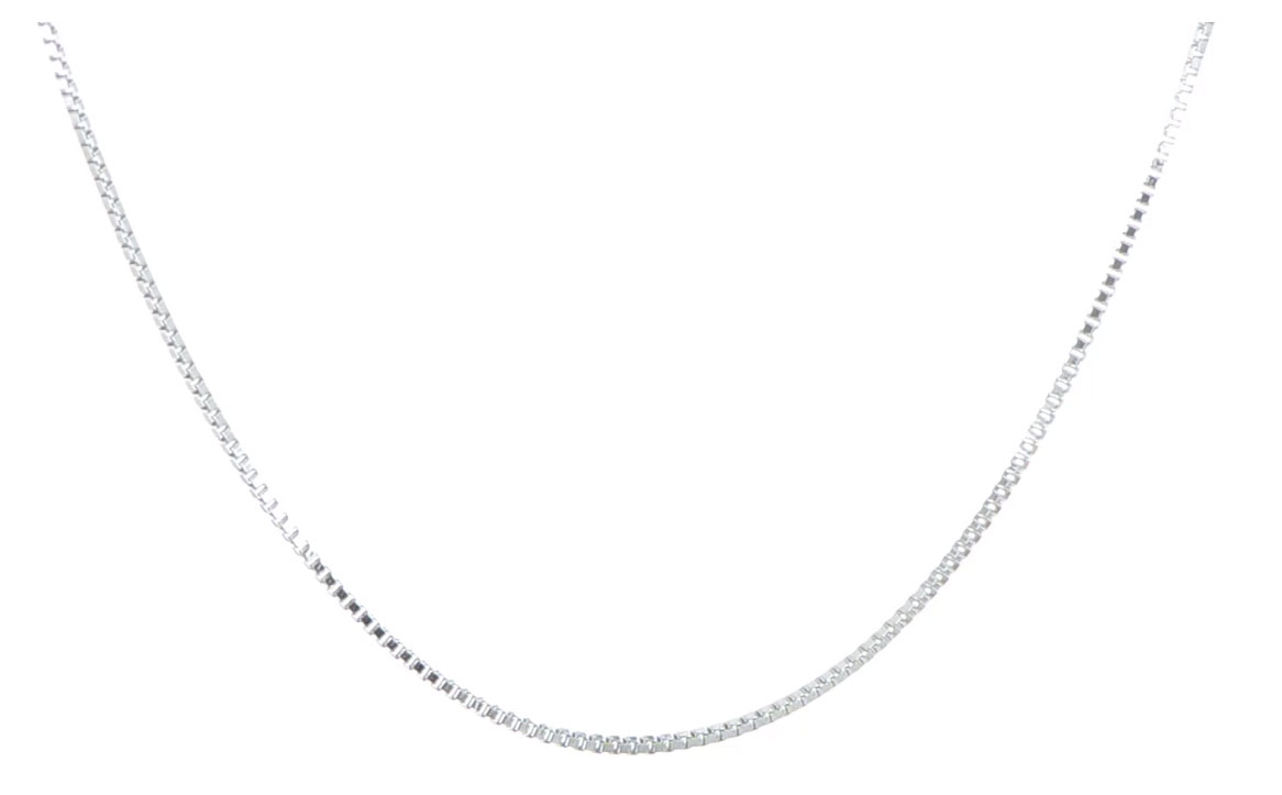 Stainless Steel 1.2mm 18in Box Chain.