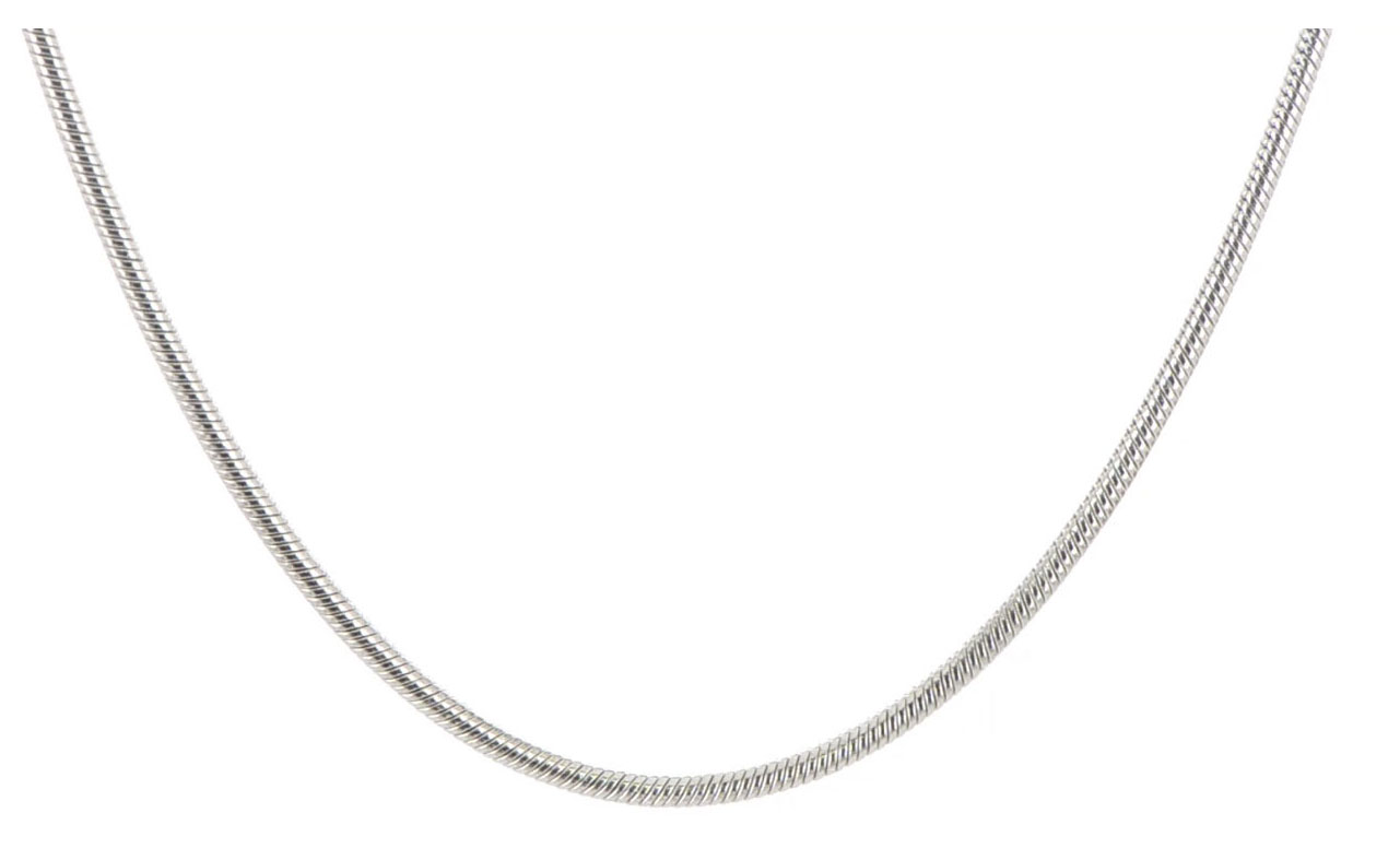 Stainless Steel 2.4mm 20in Snake Chain.