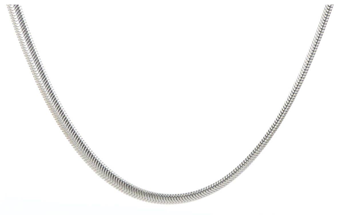 Stainless Steel 4.8mm 22in Square Link Chain.