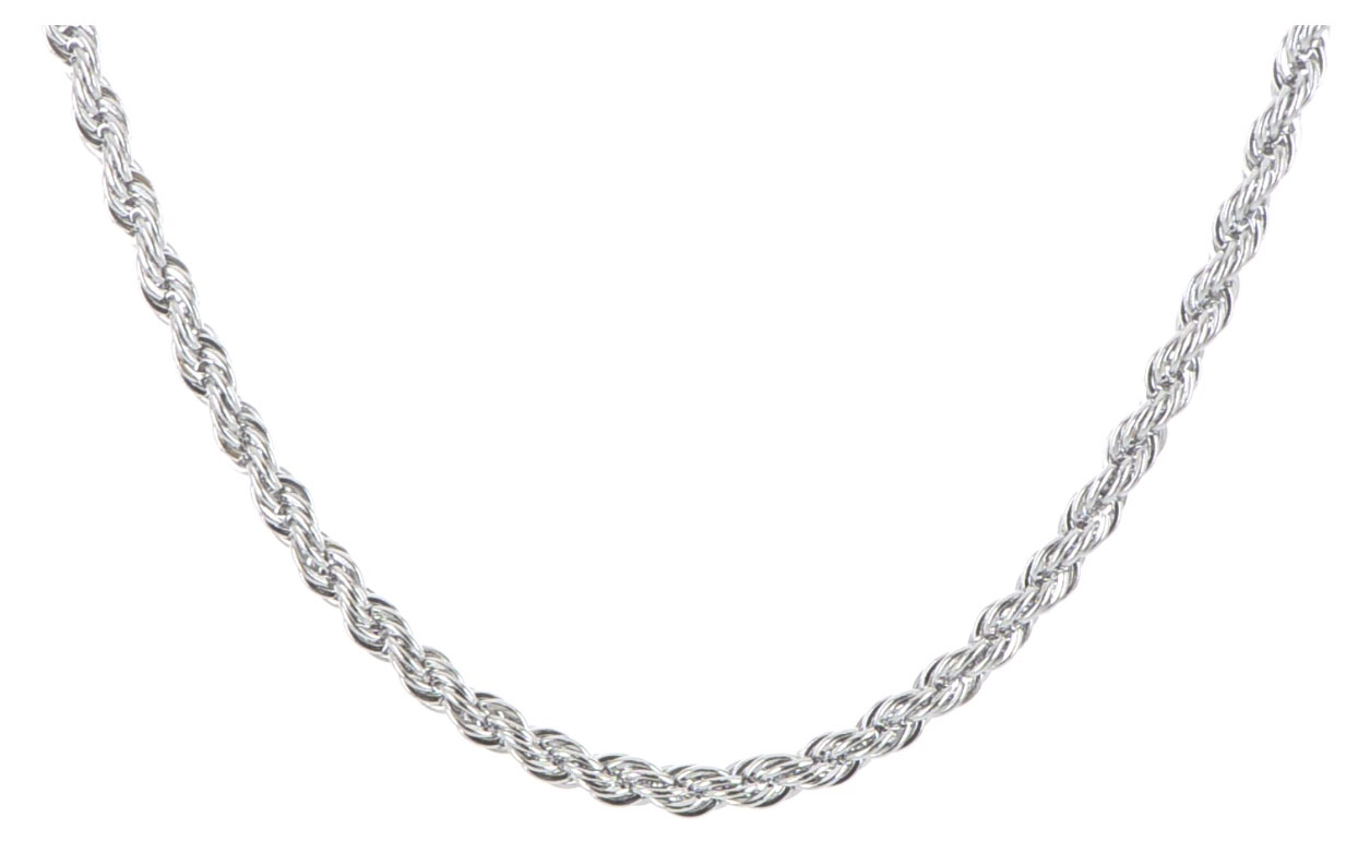 Stainless Steel 4.0mm 18in Rope Chain.