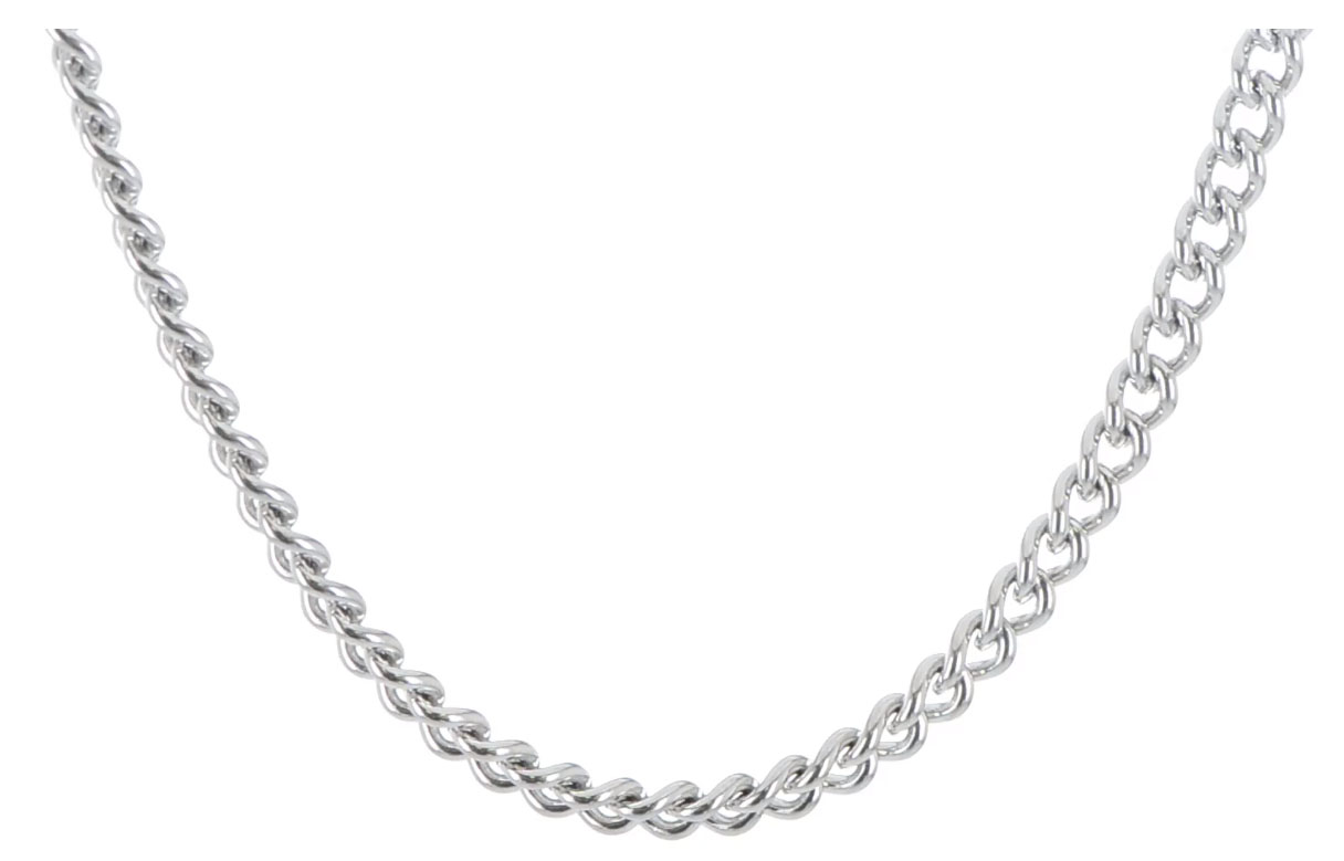 Stainless Steel 5.3mm 18in Round Curb Chain.