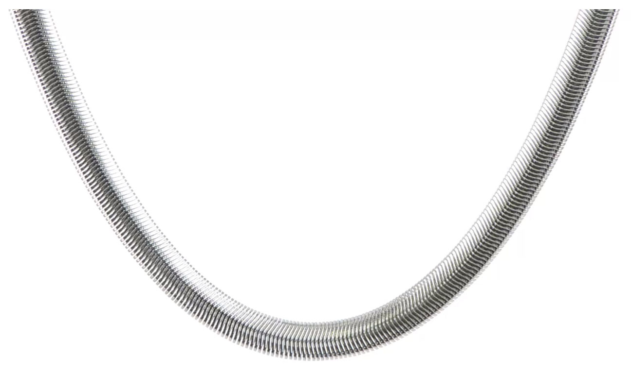 Stainless Steel 6.20mm 20in Flat Snake Chain.