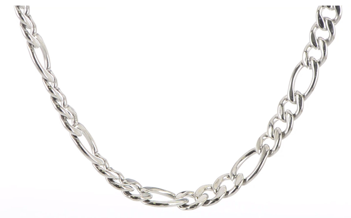 Stainless Steel 6.75mm 20in Figaro Chain.