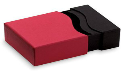 Black and Red Gift Box. 