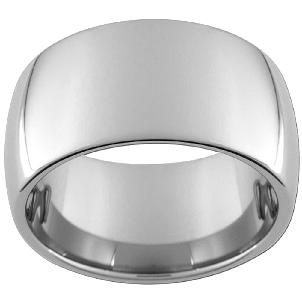 12mm Titanium Comfort Fit Dome Ring