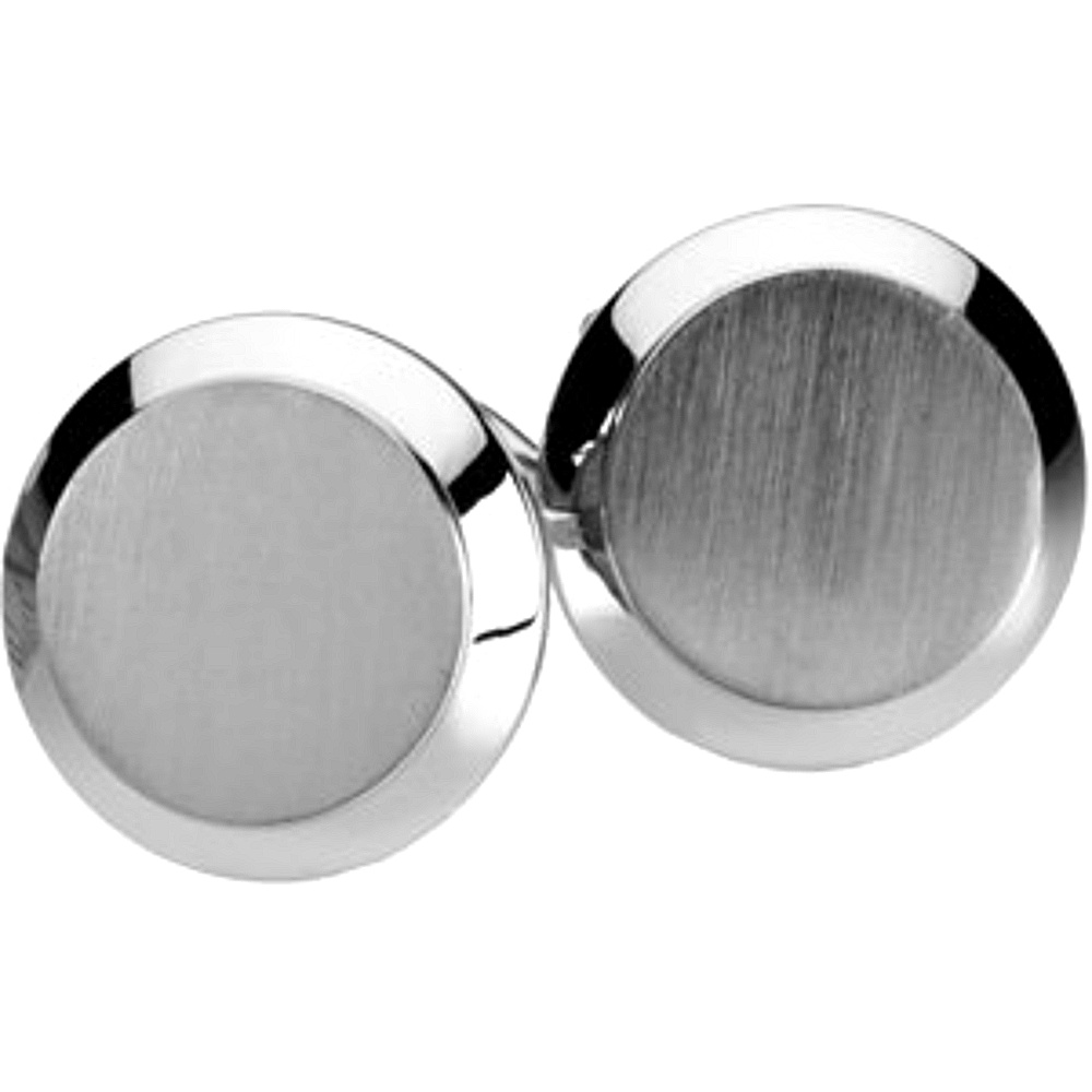 White Gold Cuff Links. 