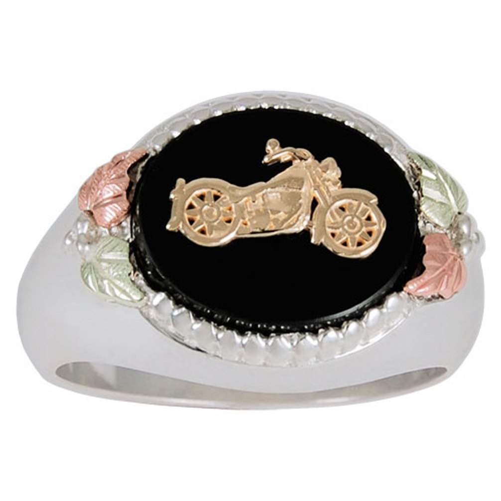 Women's Motorcycle Ring from Black Hills Gold Collection for The Men's Jewelry Store