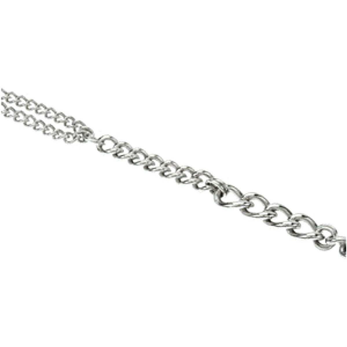 Diamond Chain Bracelet, Stainless Steel, with 1.25" extender, 7.5" (.005 Cttw, I-J Colour, I2-I3 Clarity)