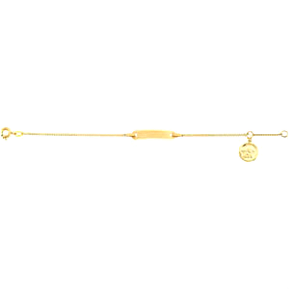 Angel Bracelet, 14k Yellow Gold (5MM)