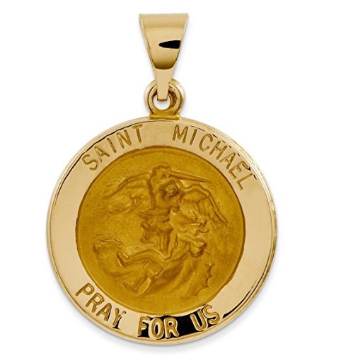 archangel michael protection necklace gold