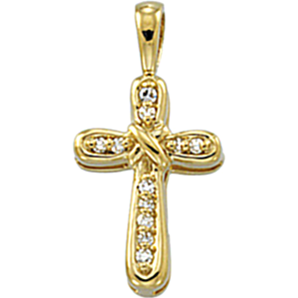 Diamond Cross Pendant.