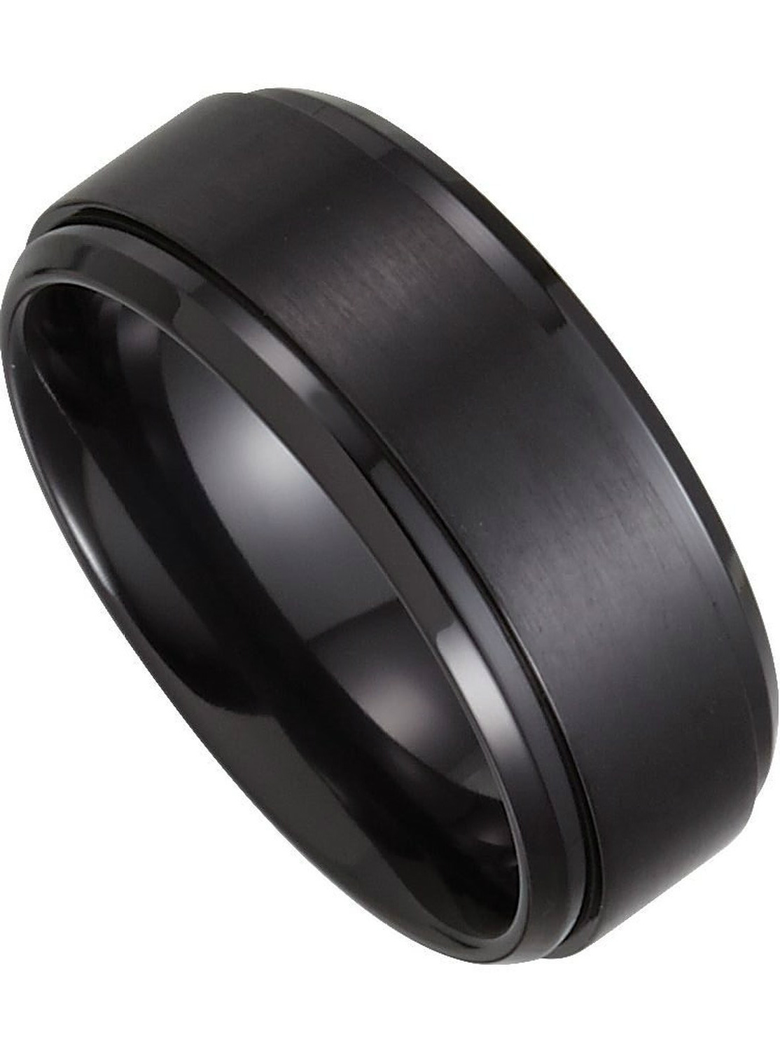 Matte Black Titanium Ring