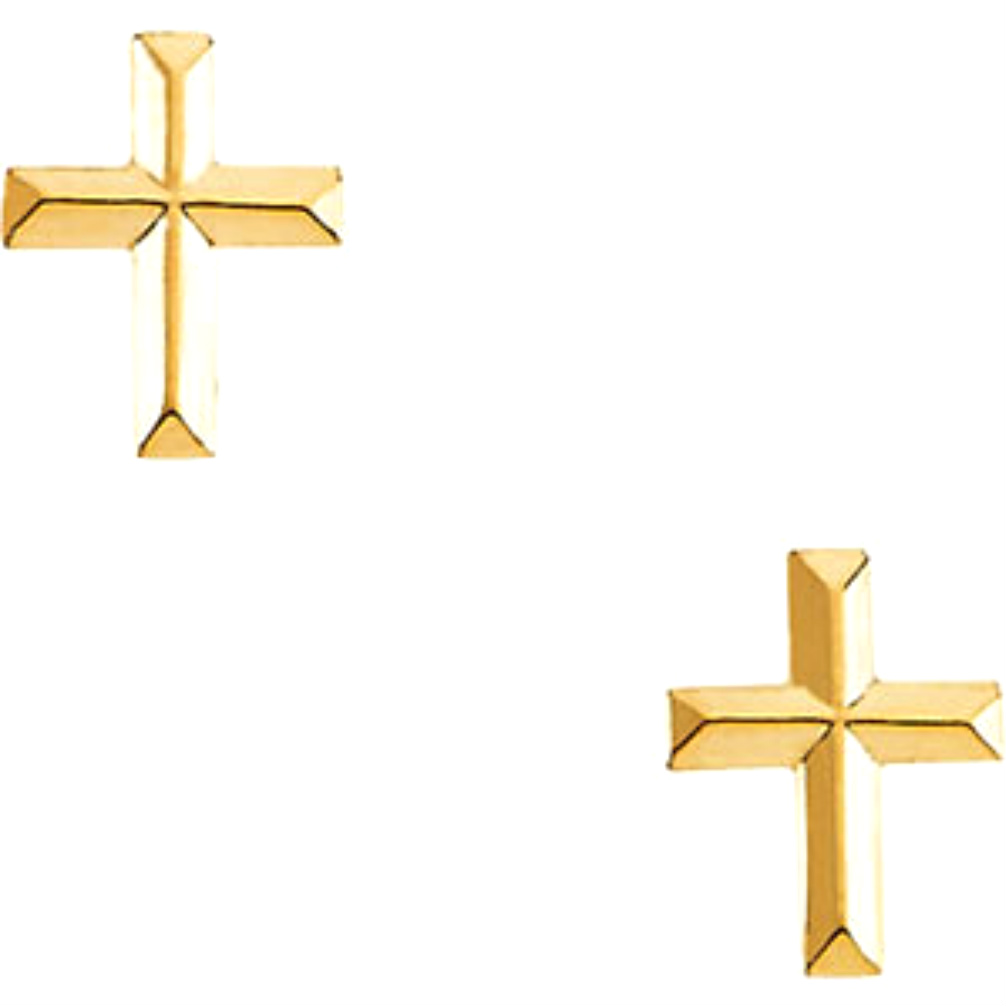 Children's Cross Earrings. 