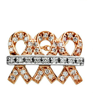 Diamond Ribbons Rose Gold. 