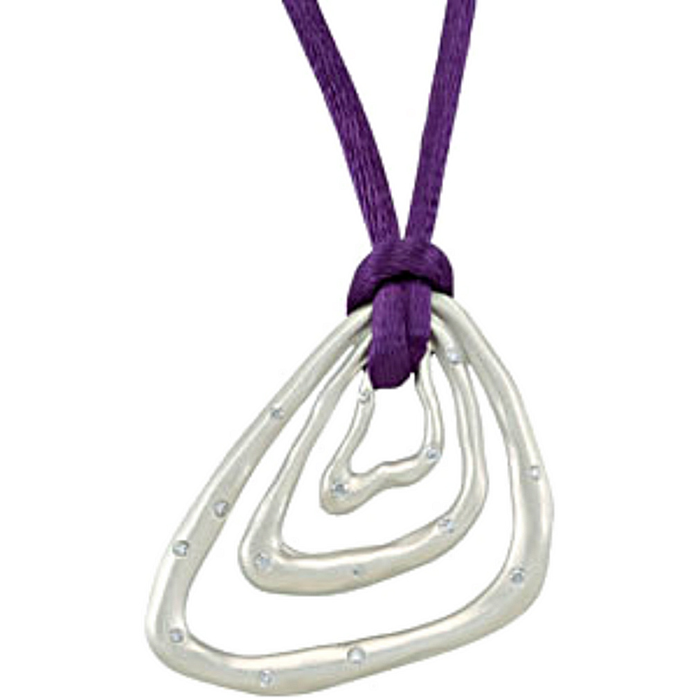 Diamond Triangle Pendant Cord. 