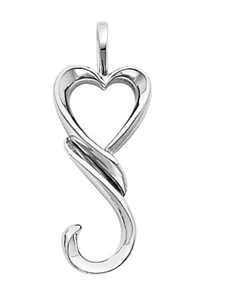 Platinum Heart Shaped Pendant-80747_1000MP