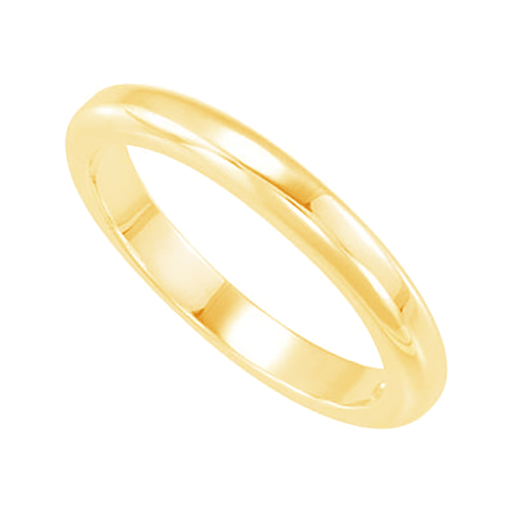 Stackable 2.9mm 10k Yellow Gold Band