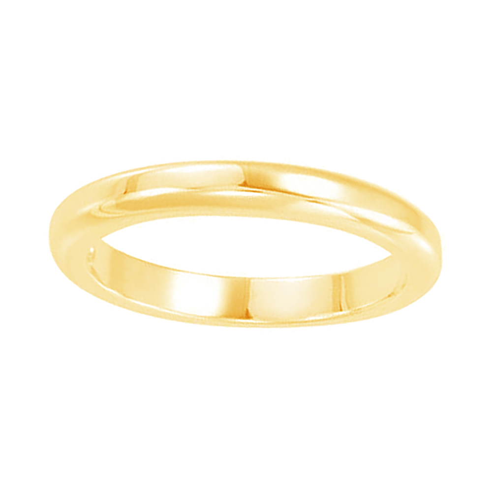 Stackable 2.9mm 10k Yellow Gold Band