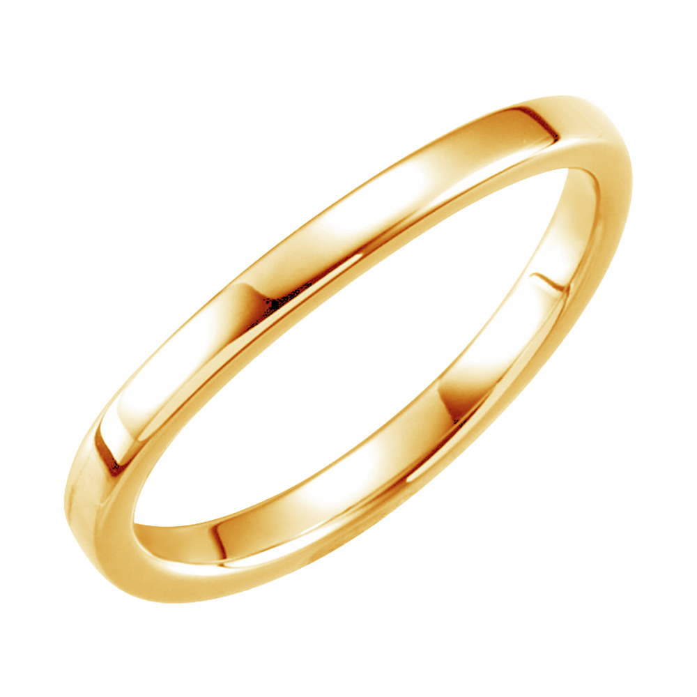 Slim Profile Stackable 1.65mm Band, 14k Yellow Gold, Size 5