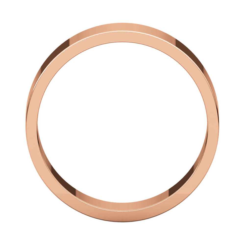 Flat 16mm Band, 14k Rose Gold