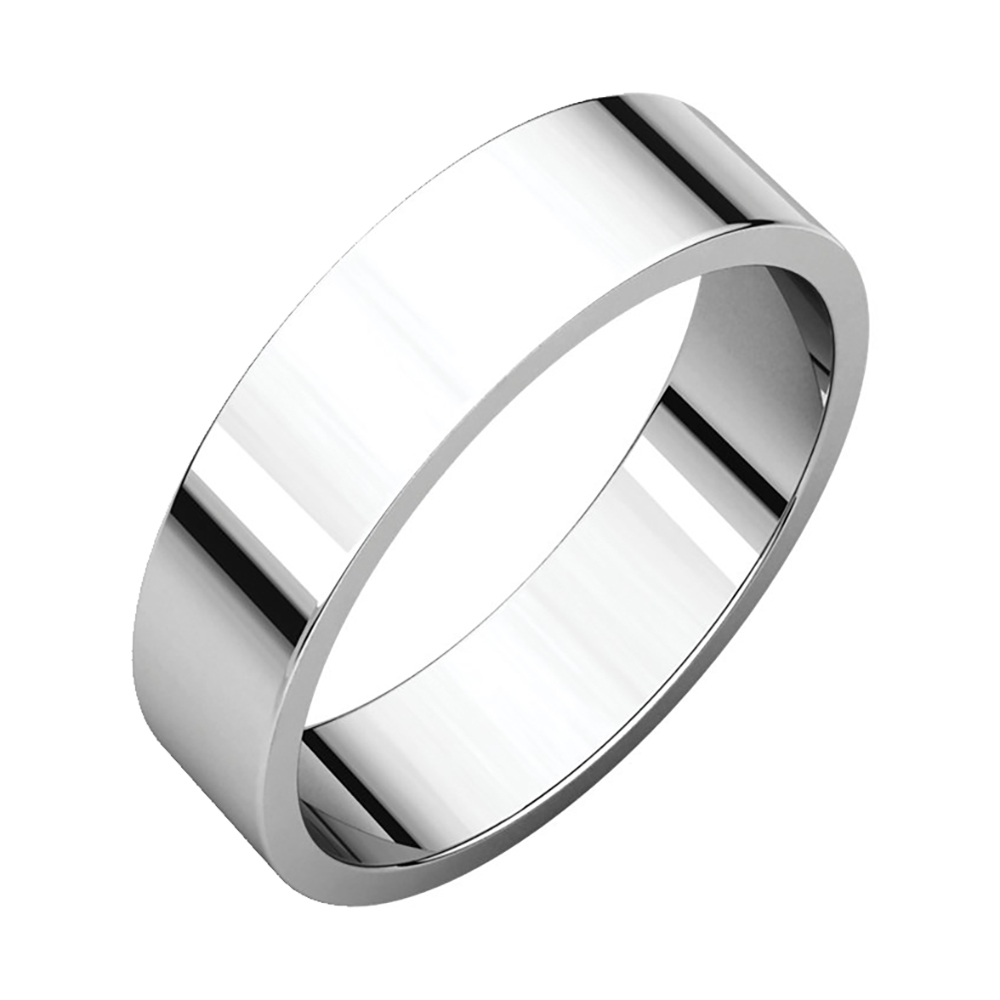 Flat 13mm Band, Sterling Silver