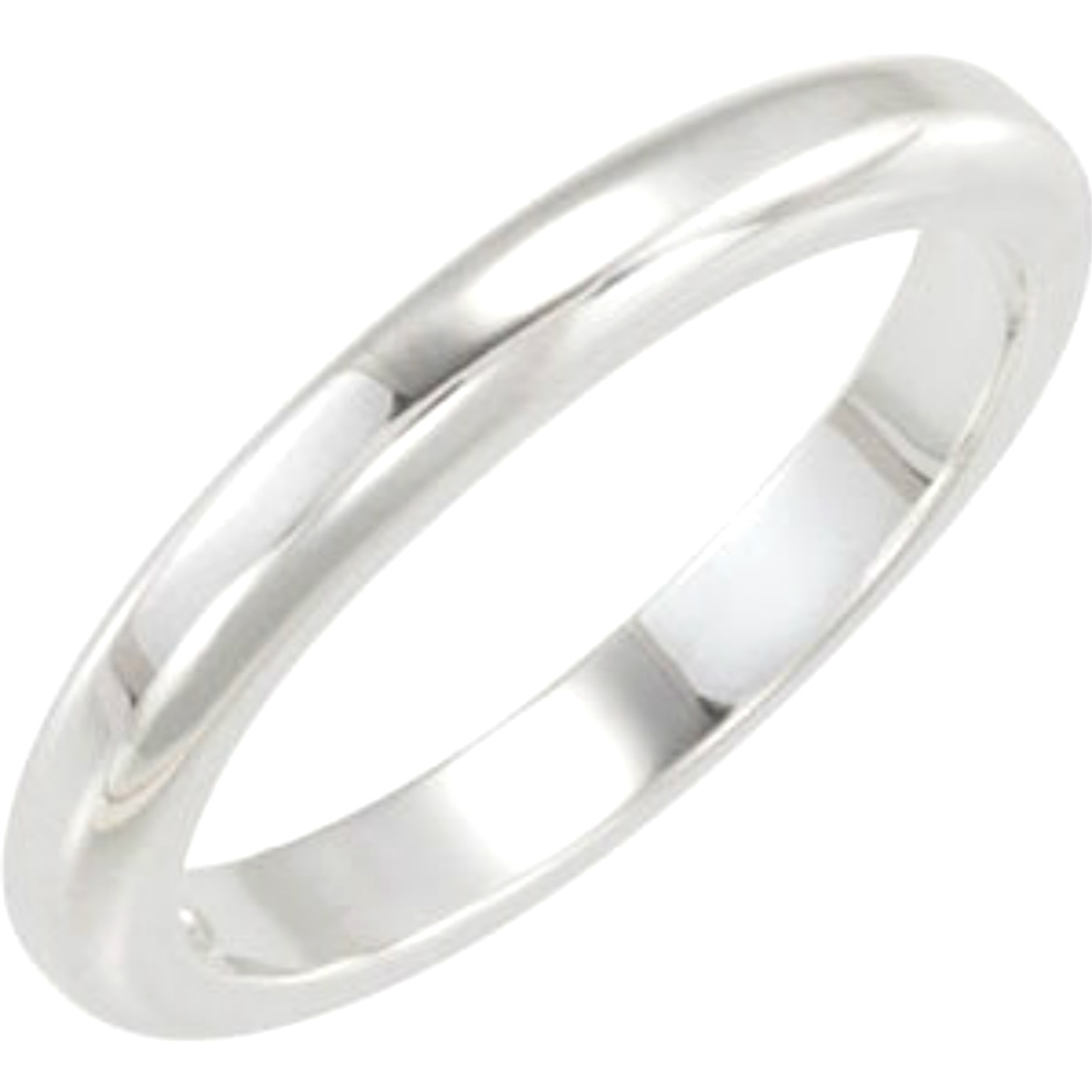 Stackable 2.9mm Sterling Silver Band