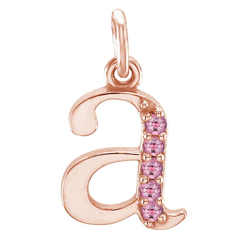 small case baby pink topaz pendant.