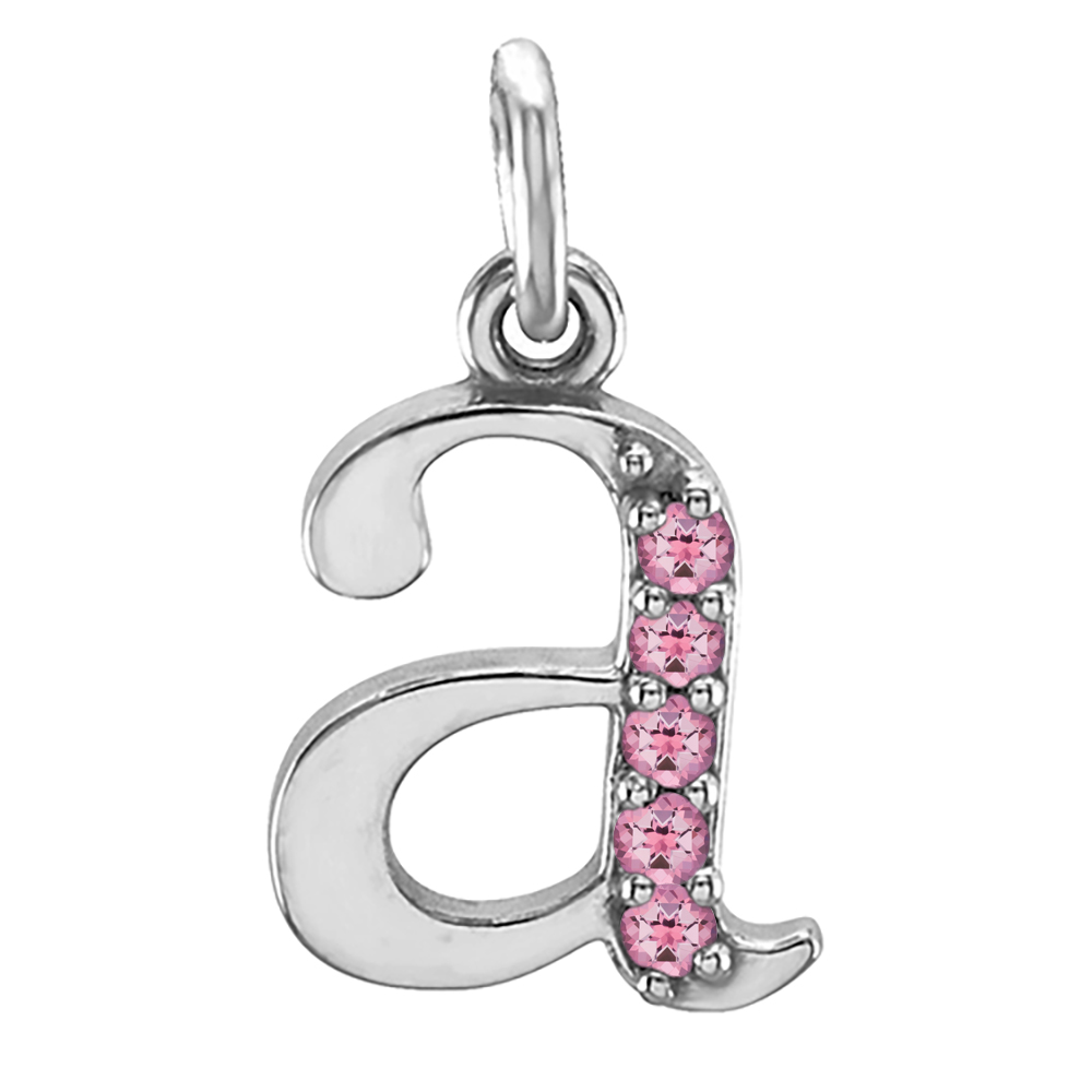 small case baby pink topaz pendant.