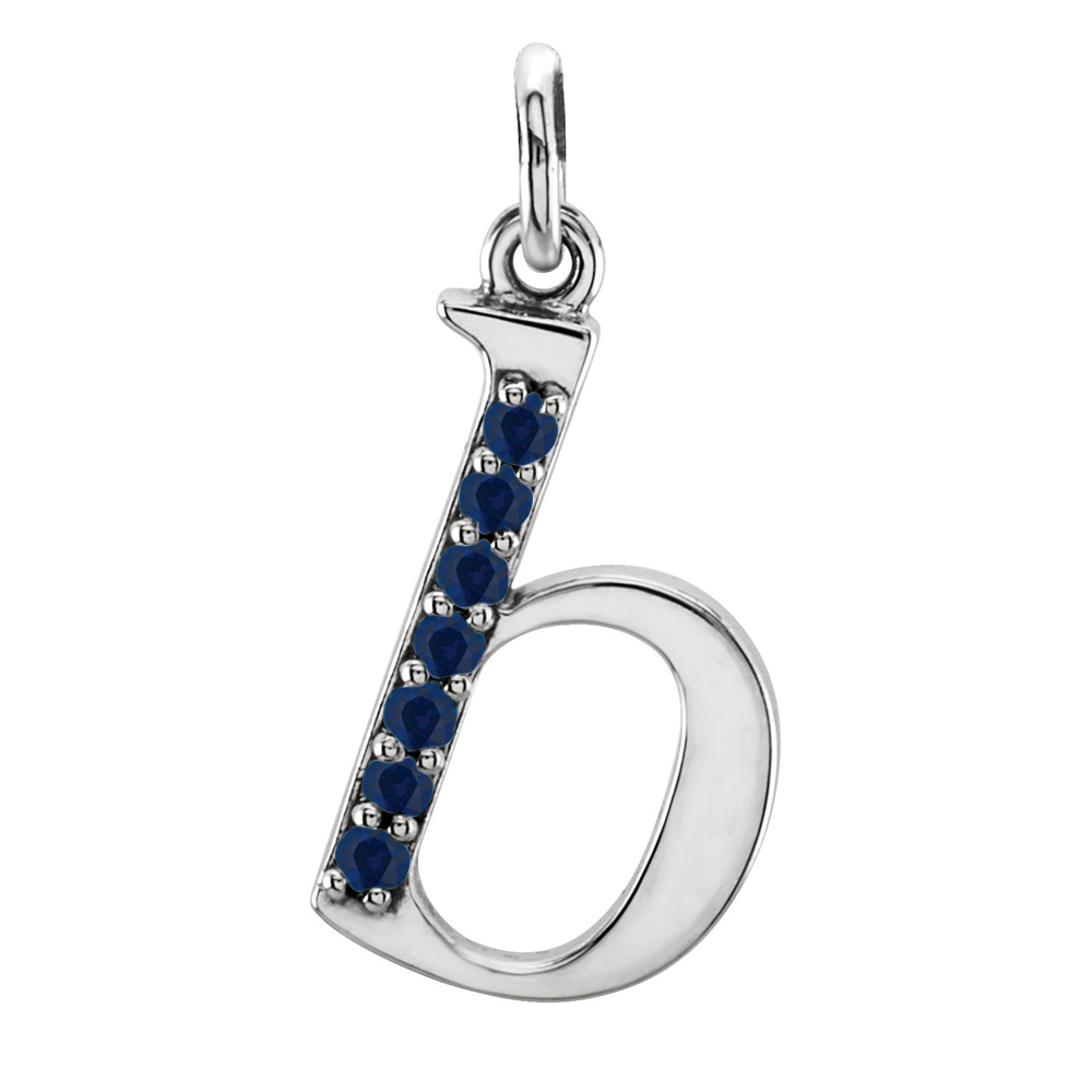 small case initial 'b' pendant.