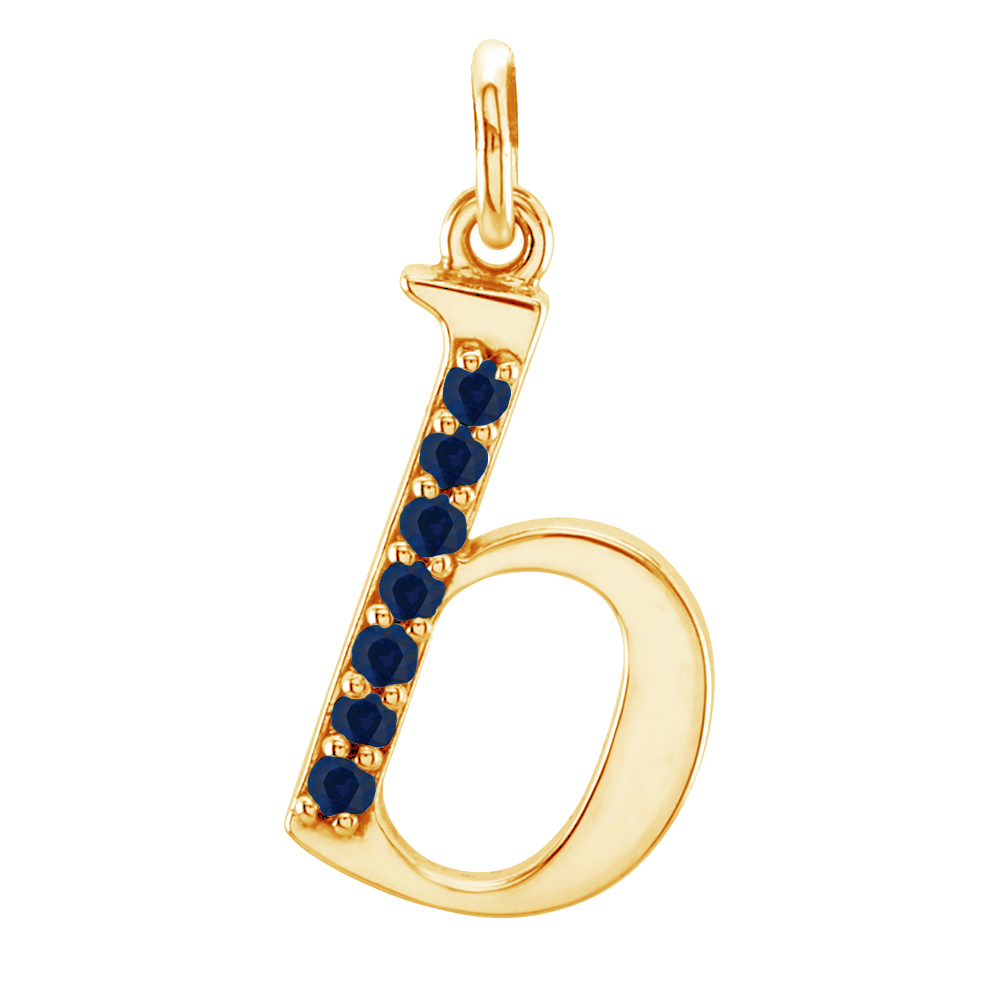 small case initial 'b' pendant.