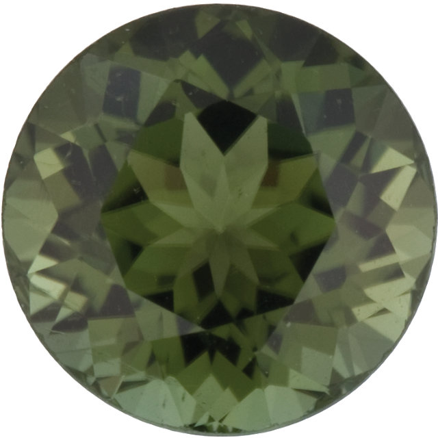 Each gemstone initial is adorned with hand-placed, beautiful Green Tourmaline gemstones (1mm, faceted, AA quality).