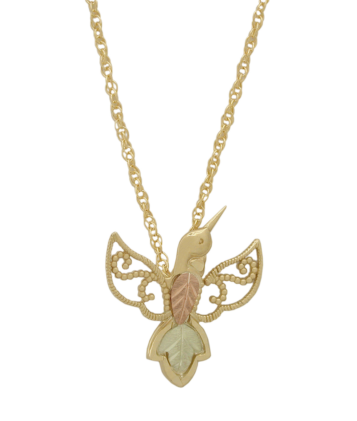 Delicate Hummingbird Pendant Necklace