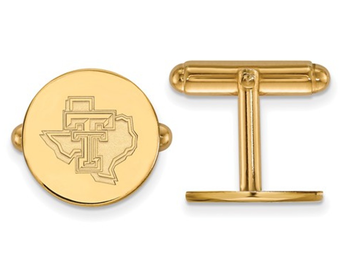 14ky LogoArt Texas Tech University Cuff Link