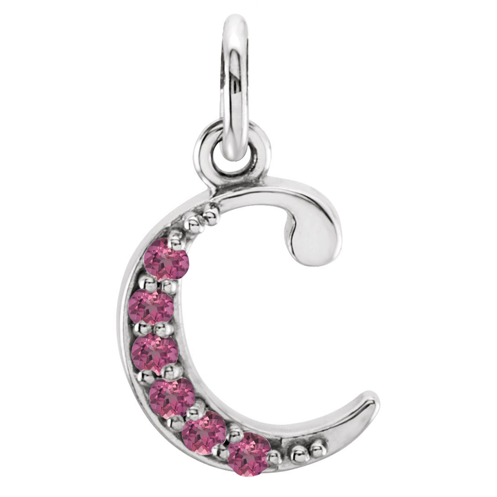 small case initial 'c' pendant.