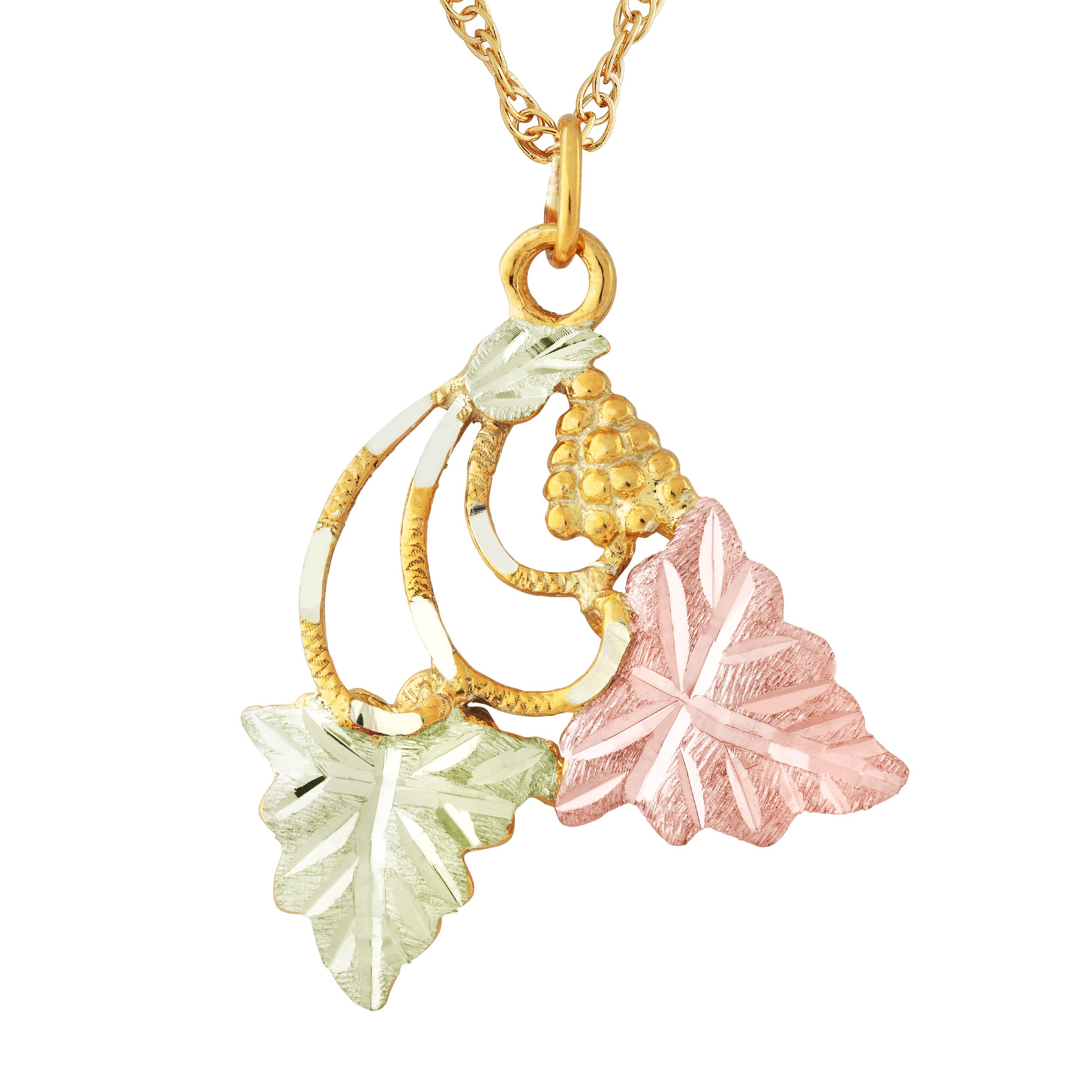  Grape Cluster with Leaves Pendant. 