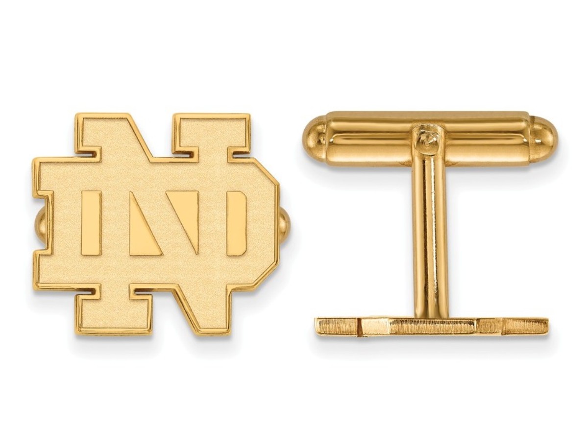 SS GP LogoArt University Of Notre Dame Cuff Link