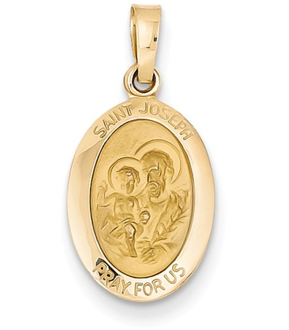 14k Saint Joseph Medal Charm