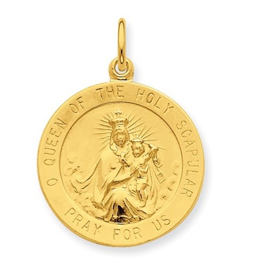 Sterling Silver and 24k Gold -plated Our Lady of Guadalupe Medal