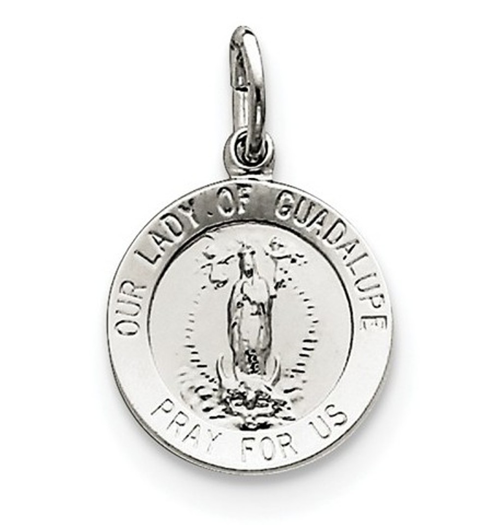 Sterling Silver Our Lady of Guadalupe Medal